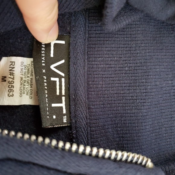 LVFT (Live Fit Apparel) Cadet Zip Up Jacket Medium - Picture 3 of 3